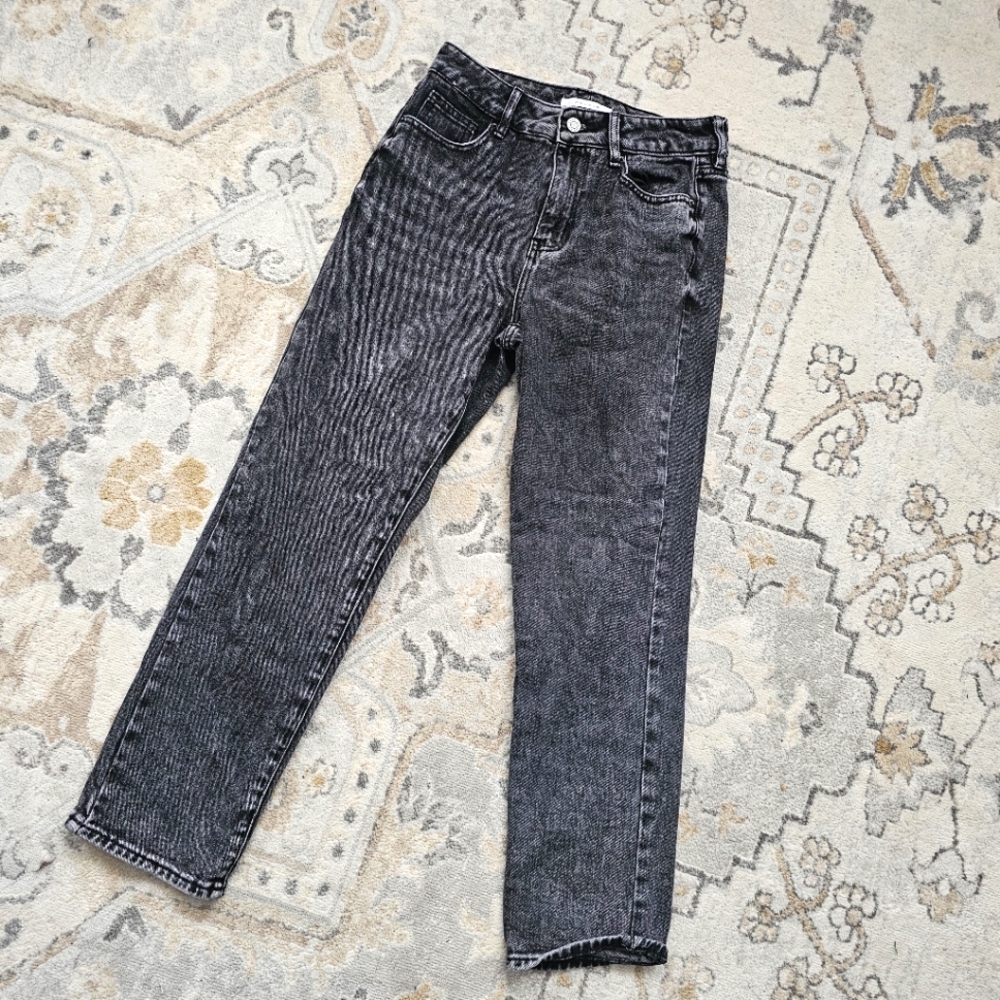PACSUN Black Wash Mom Jean size 25